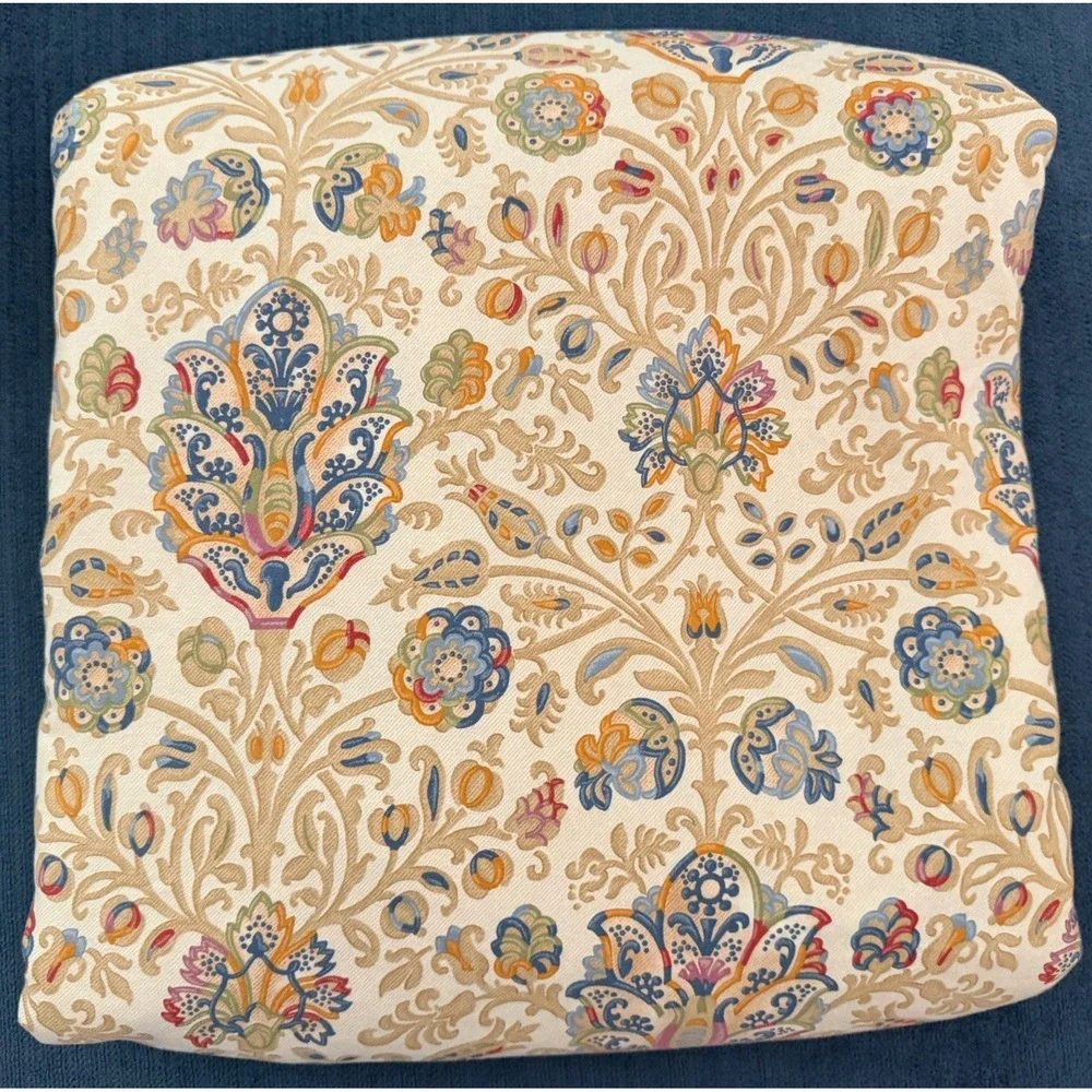 Vintage Ralph Lauren Marrakesh Rug King Size Duvet Comforter Cover Beige Sateen